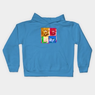 VINCENT VAN GOGH COLLAGE, DUTCH POST-IMPRESSIONIST ARTIST Kids Hoodie